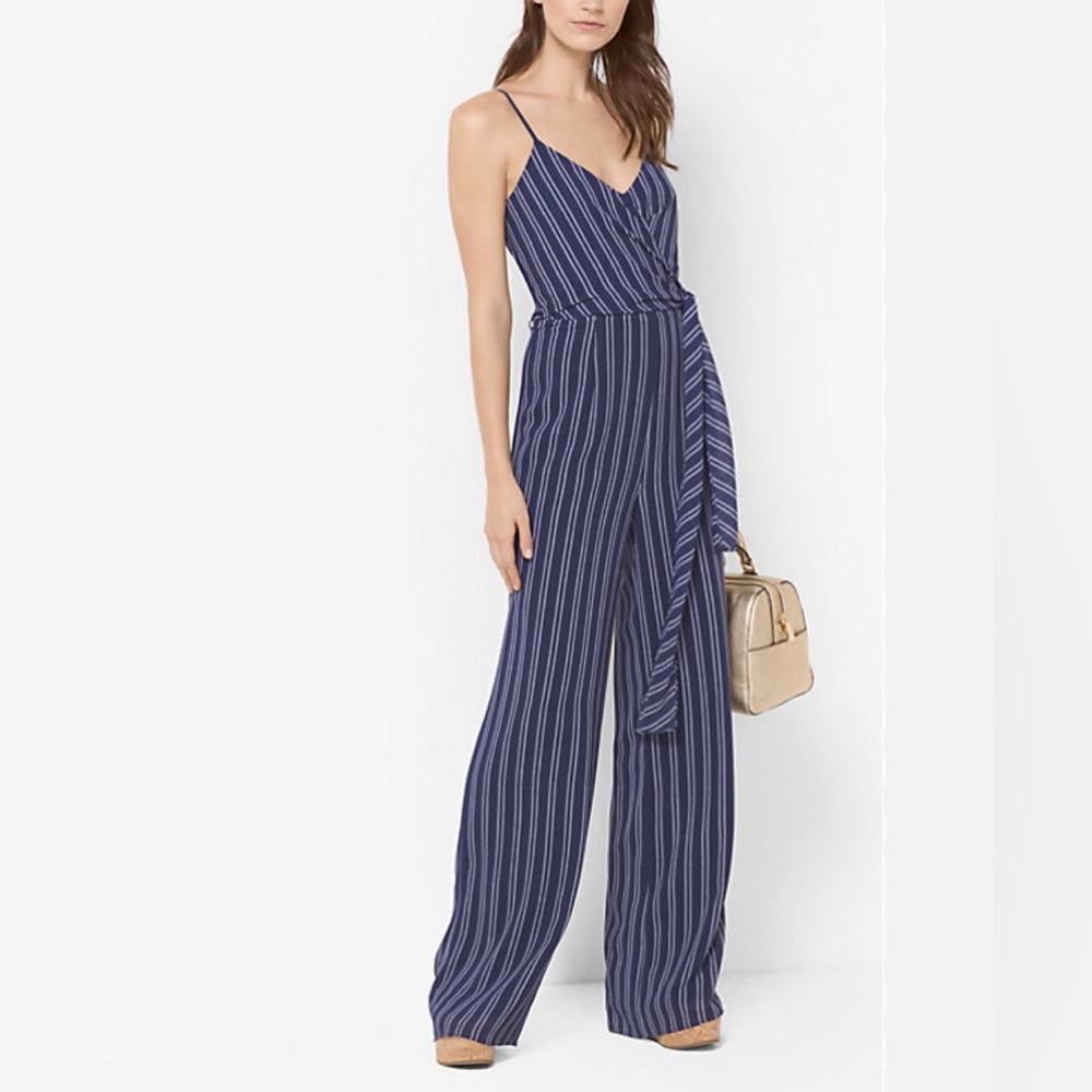 Michael Kors Stripped Jumpsuit